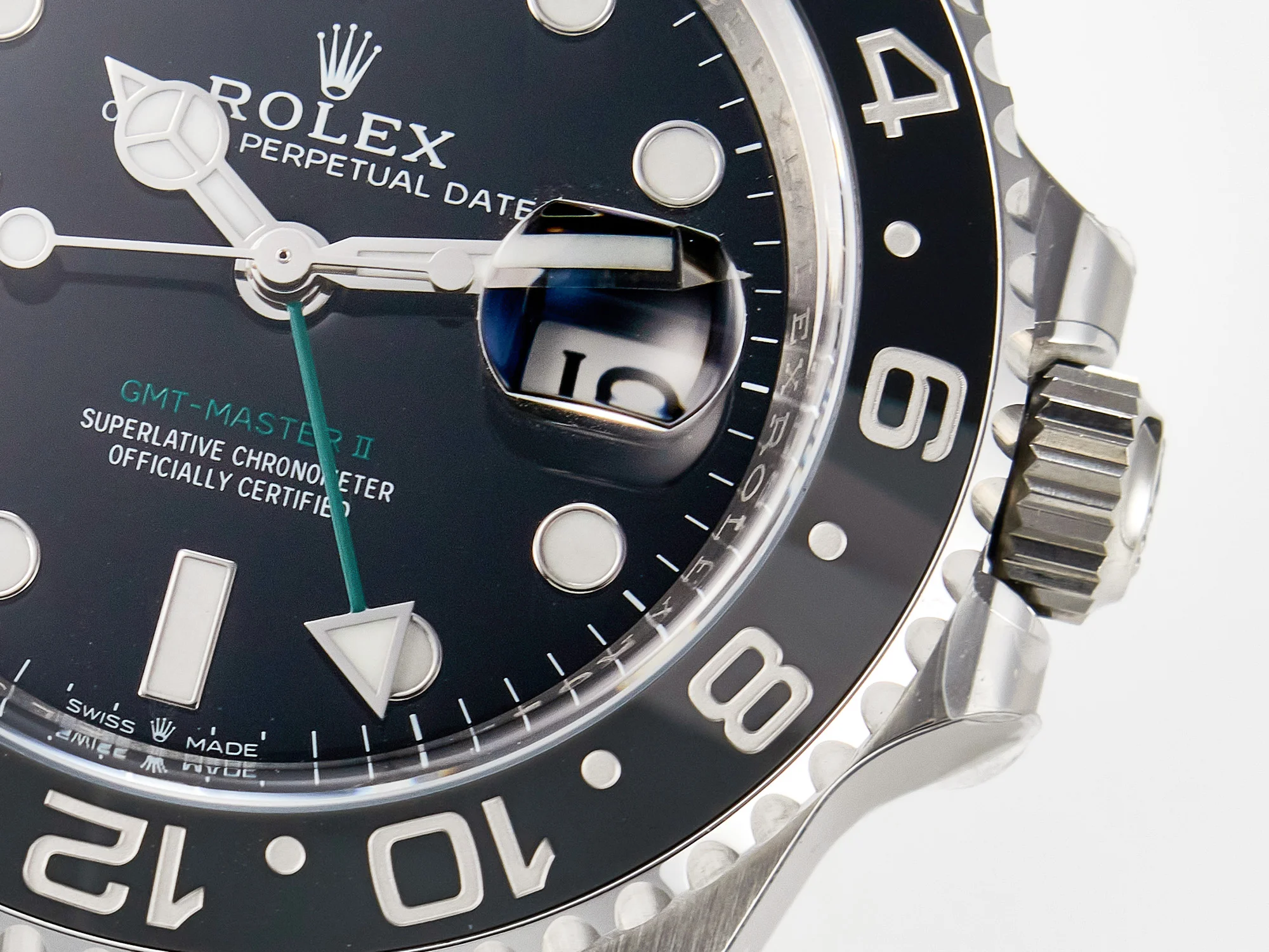 GMT-Master II 126710 GRNR Black/Gray Ceramic 904L Steel Clean 1:1 Best Edition on Jubilee Strap DD3285