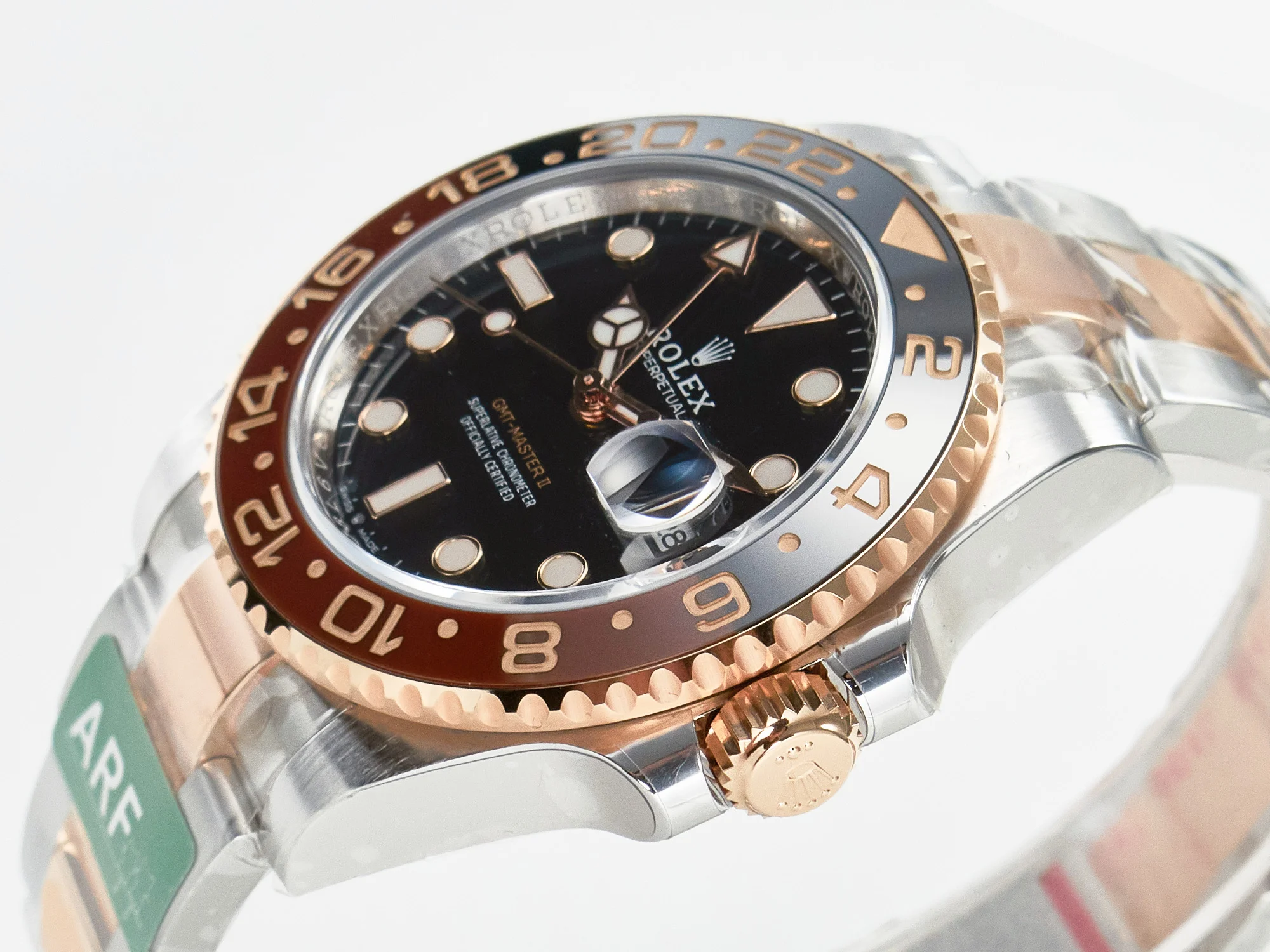 GMT-Master II 126711 CHNR ARF 1:1 Best Edition on Black Dial SS/RG Bracelet Super Clone VR3285 CHS (Gain Weight)