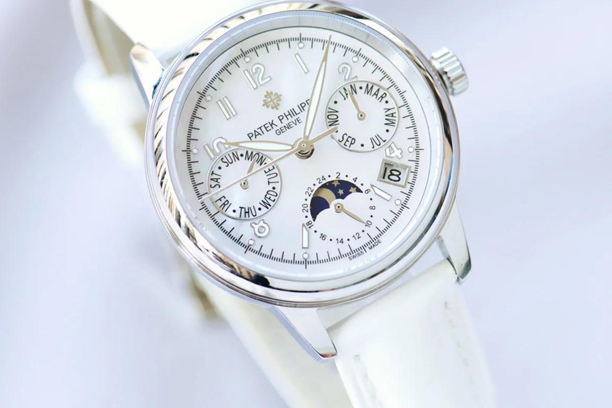 Grand Complications Ladies First Perpetual Calendar in White Gold on Leather Strap