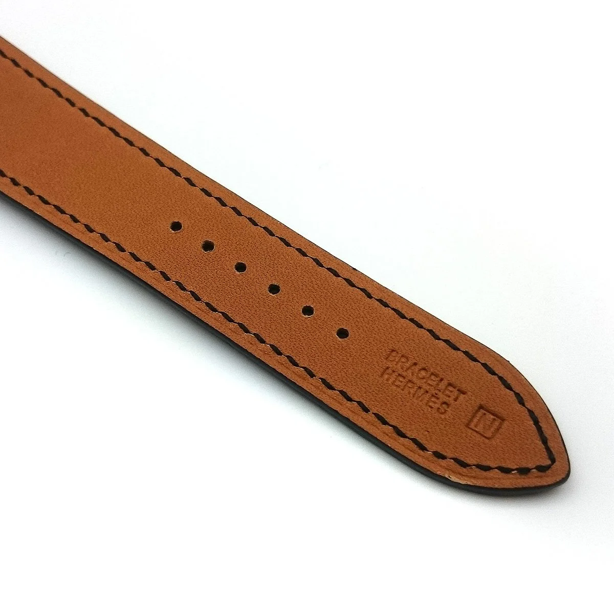 Heure H Rose Gold with Diamond Markers on Black Epsom Leather Strap