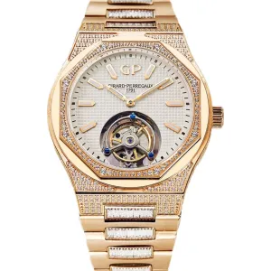 Laureato Tourbillon White Dial in Rose Gold