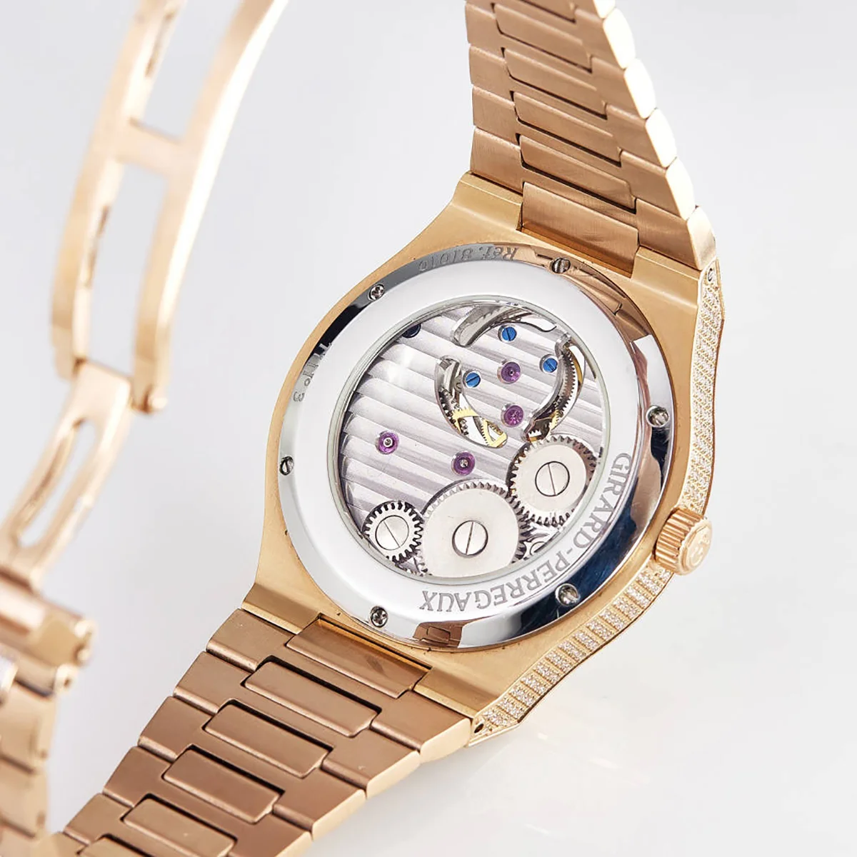 Laureato Tourbillon White Dial in Rose Gold