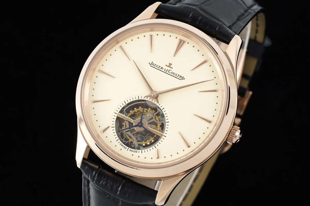 Master Control Tourbillon White Dial in Rose Gold