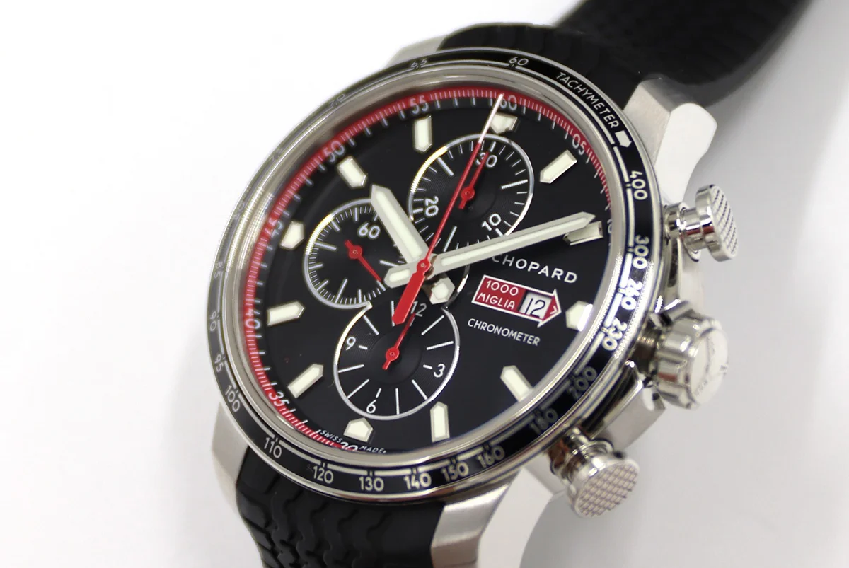 Mille Miglia GTS Chrono Black Dial in Steel