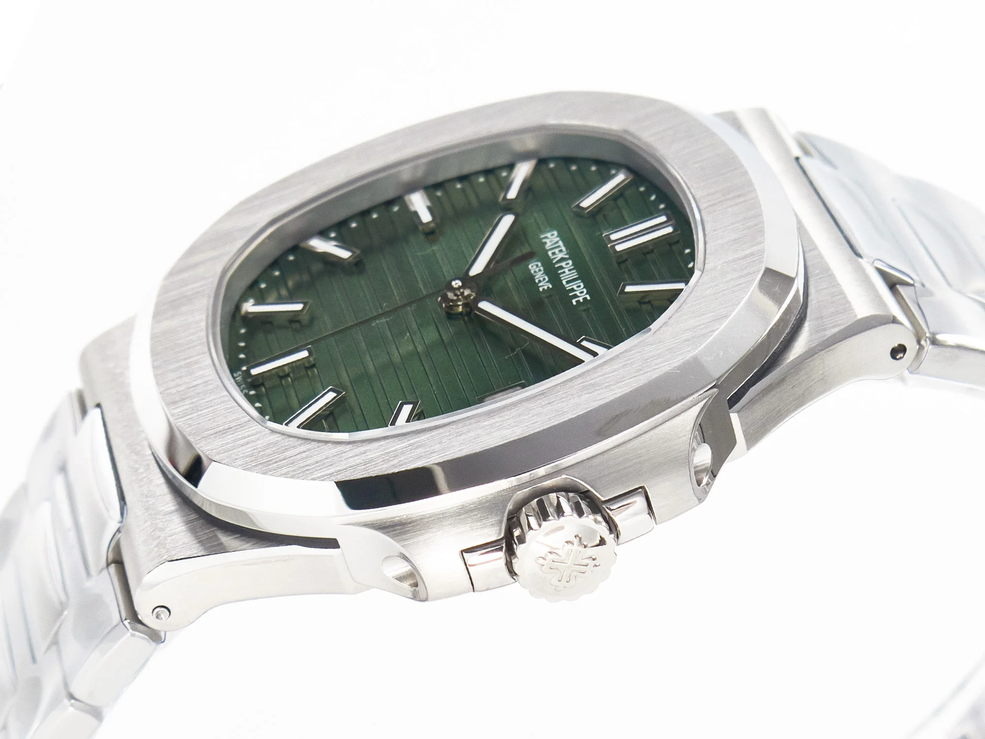 Nautilus 5711/1A 3KF 1:1 Best Edition Green Dial on SS Bracelet A324 Super Clone V2