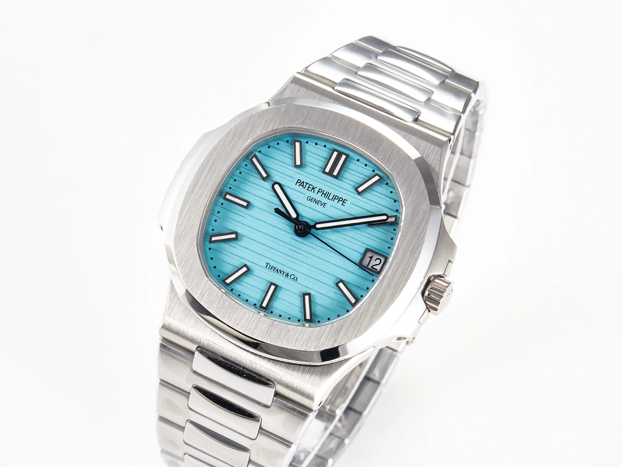 Nautilus 5711 3KF 1:1 Best Edition Tiffany Blue Dial on SS Bracelet A324 Super Clone V2