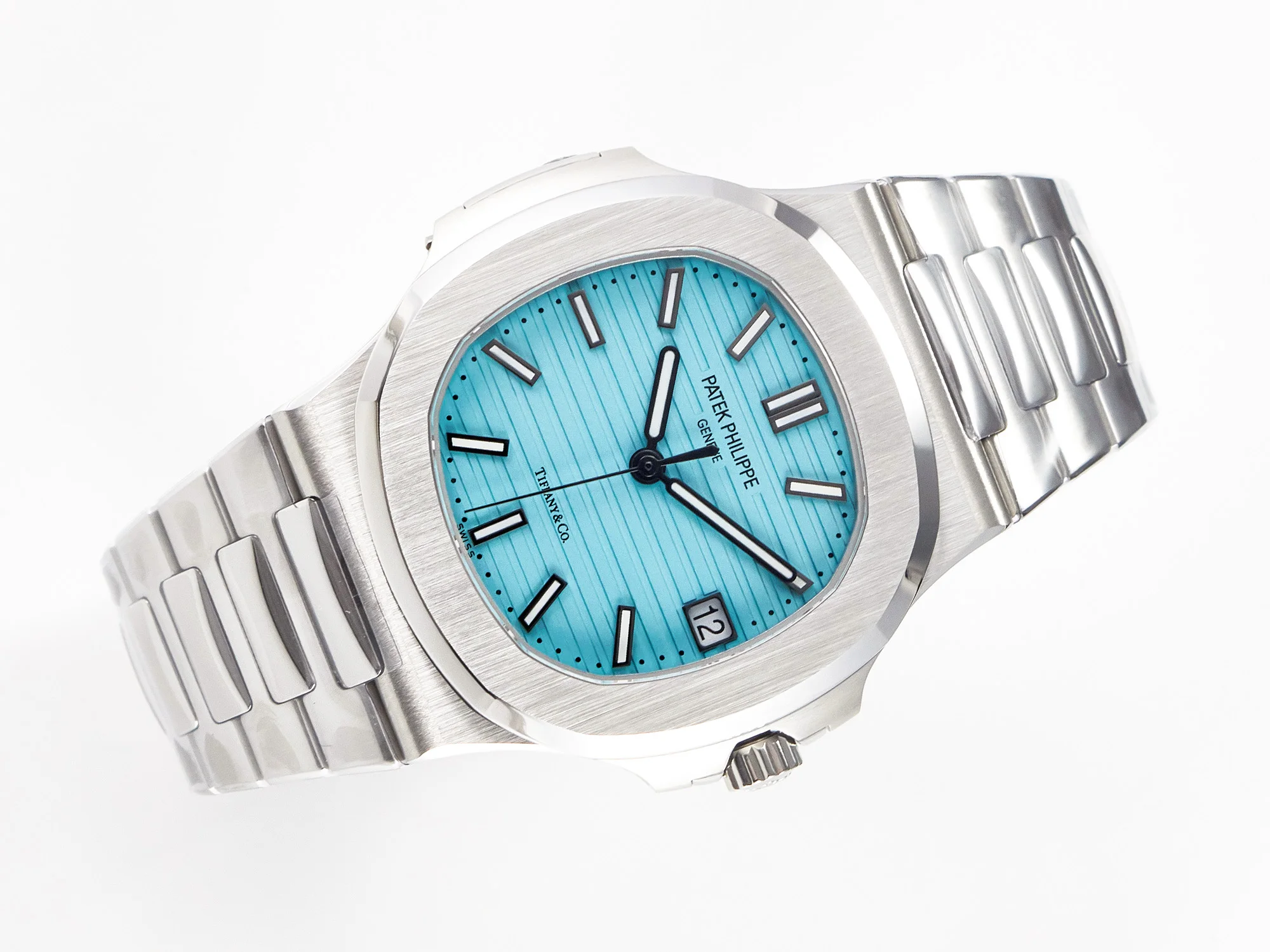 Nautilus 5711 3KF 1:1 Best Edition Tiffany Blue Dial on SS Bracelet A324 Super Clone V2