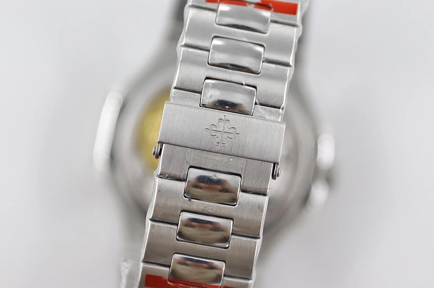 Nautilus 5740 Green Dial with Diamond Bezel in Steel