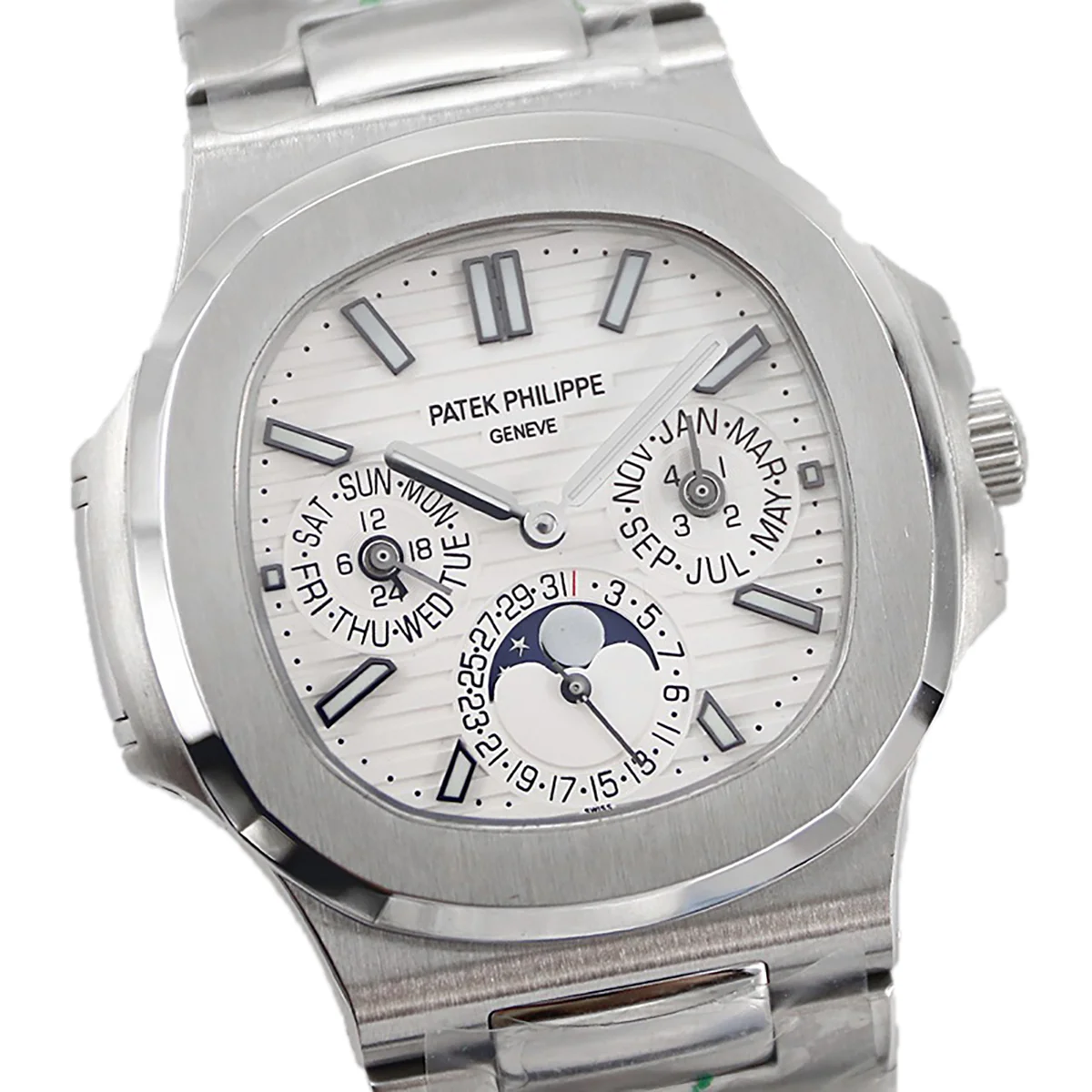 Nautilus 5740 White Dial in Steel