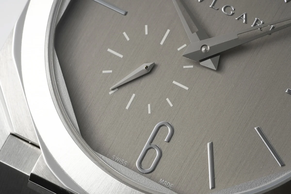 Octo Finissimo Grey Dial in Steel