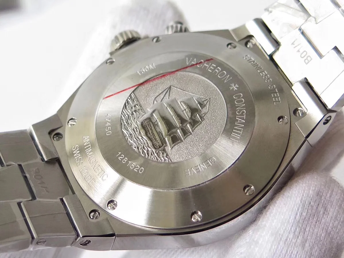 Overseas Dual Time Blue Dial in Steel