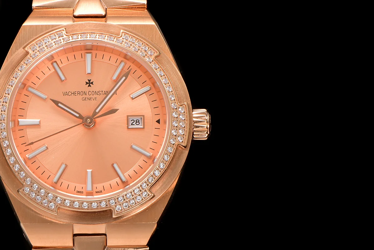 Overseas Pink Dial Ref. 4205 35mm in Rose Gold