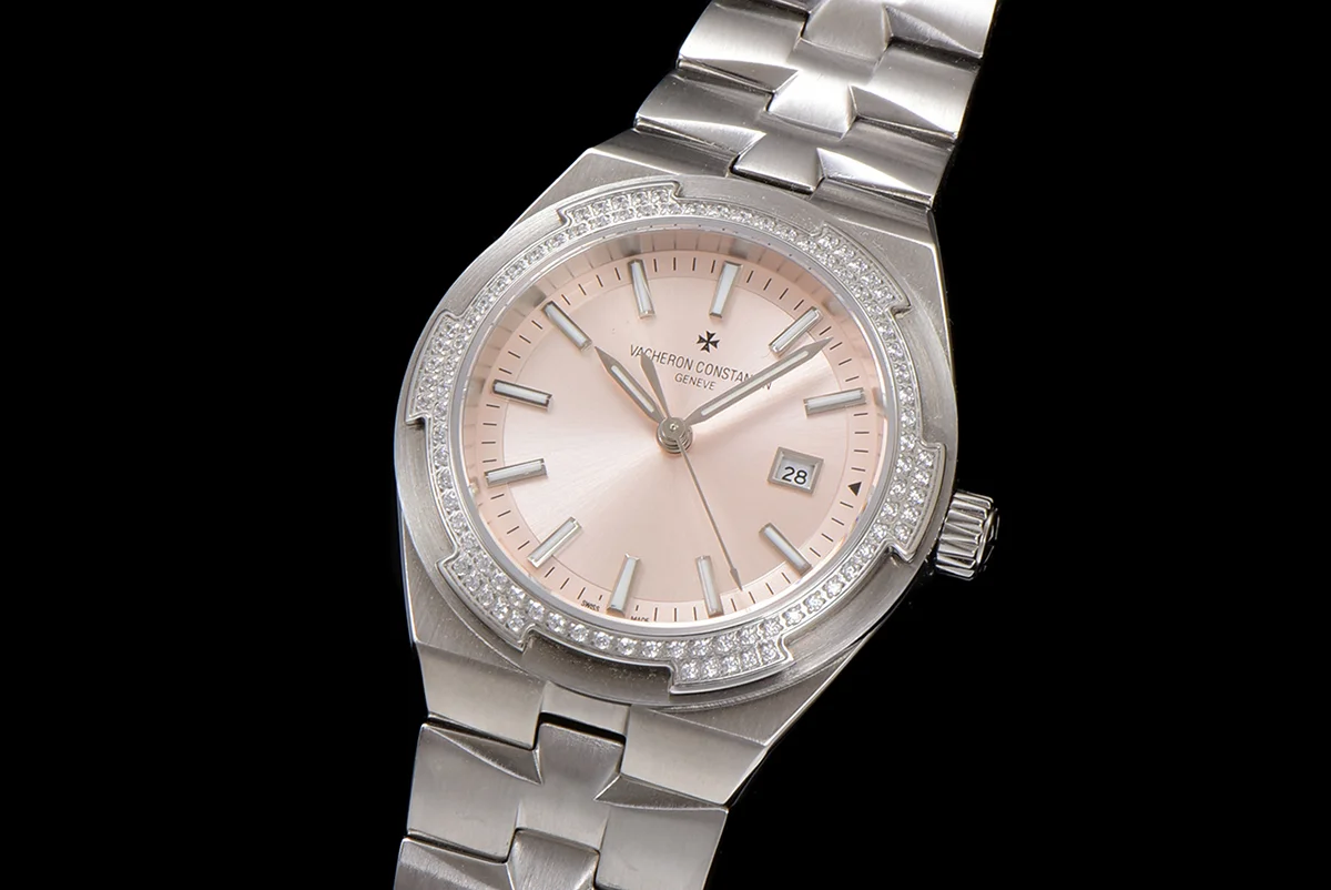 Overseas Pink Dial Ref. 4205 35mm in Steel