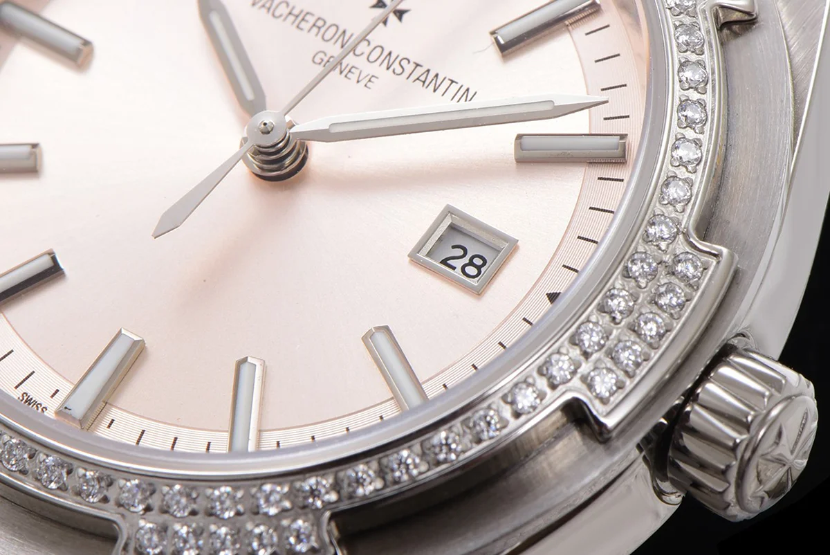 Overseas Pink Dial Ref. 4205 35mm in Steel