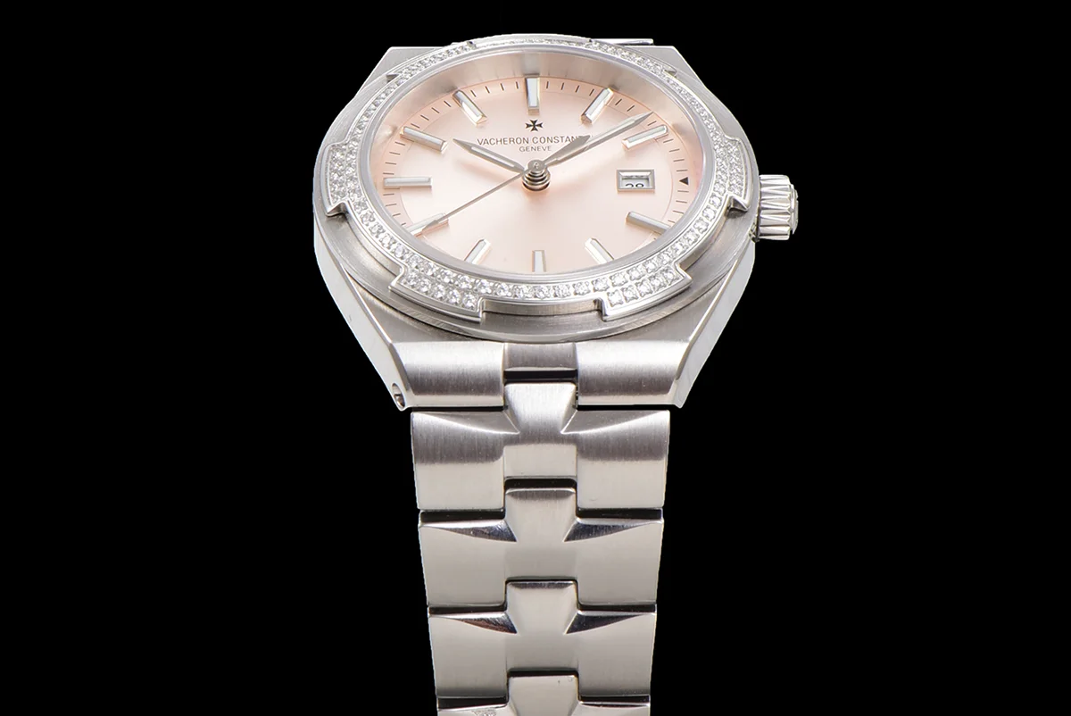 Overseas Pink Dial Ref. 4205 35mm in Steel
