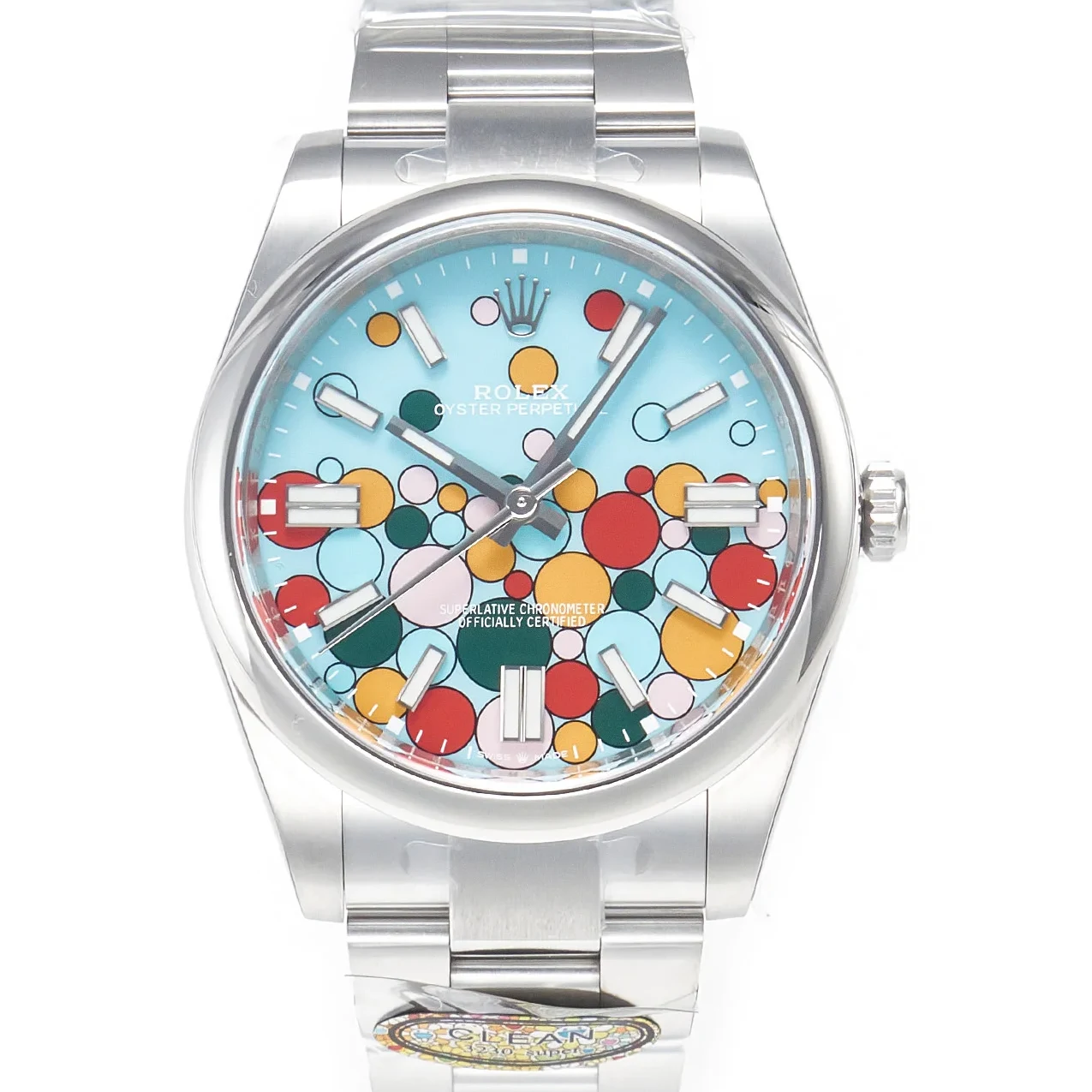Oyster Perpetual 41mm 124300 Clean 1:1 Best Edition 904L Steel Balloon Dial on SS Bracelet VR3230