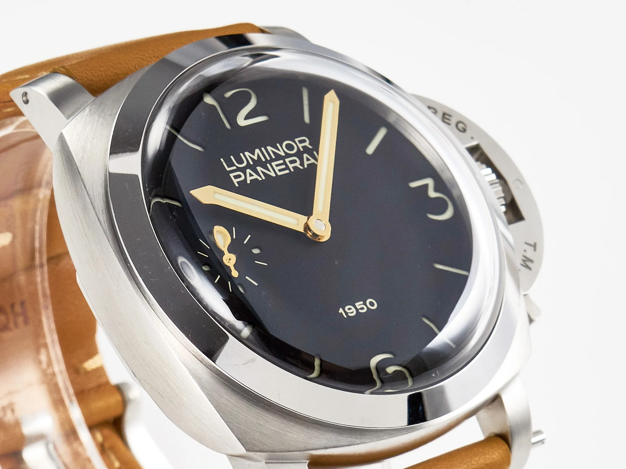 PAM127 E VSF 1:1 Best Edition on Brown Leather Strap A6497 with Y-Incabloc