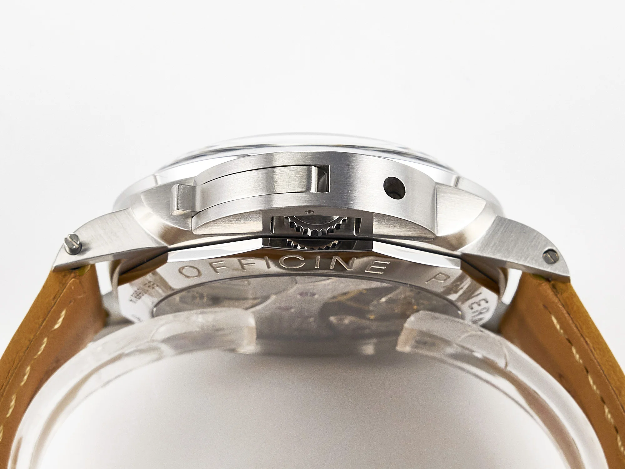 PAM127 E VSF 1:1 Best Edition on Brown Leather Strap A6497 with Y-Incabloc