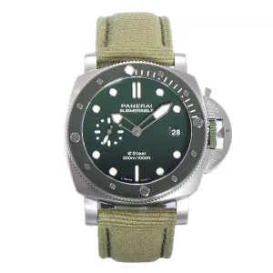 PAM1287 Submersible QuarantaQuattro ESteel™ Verde Smeraldo 44mm