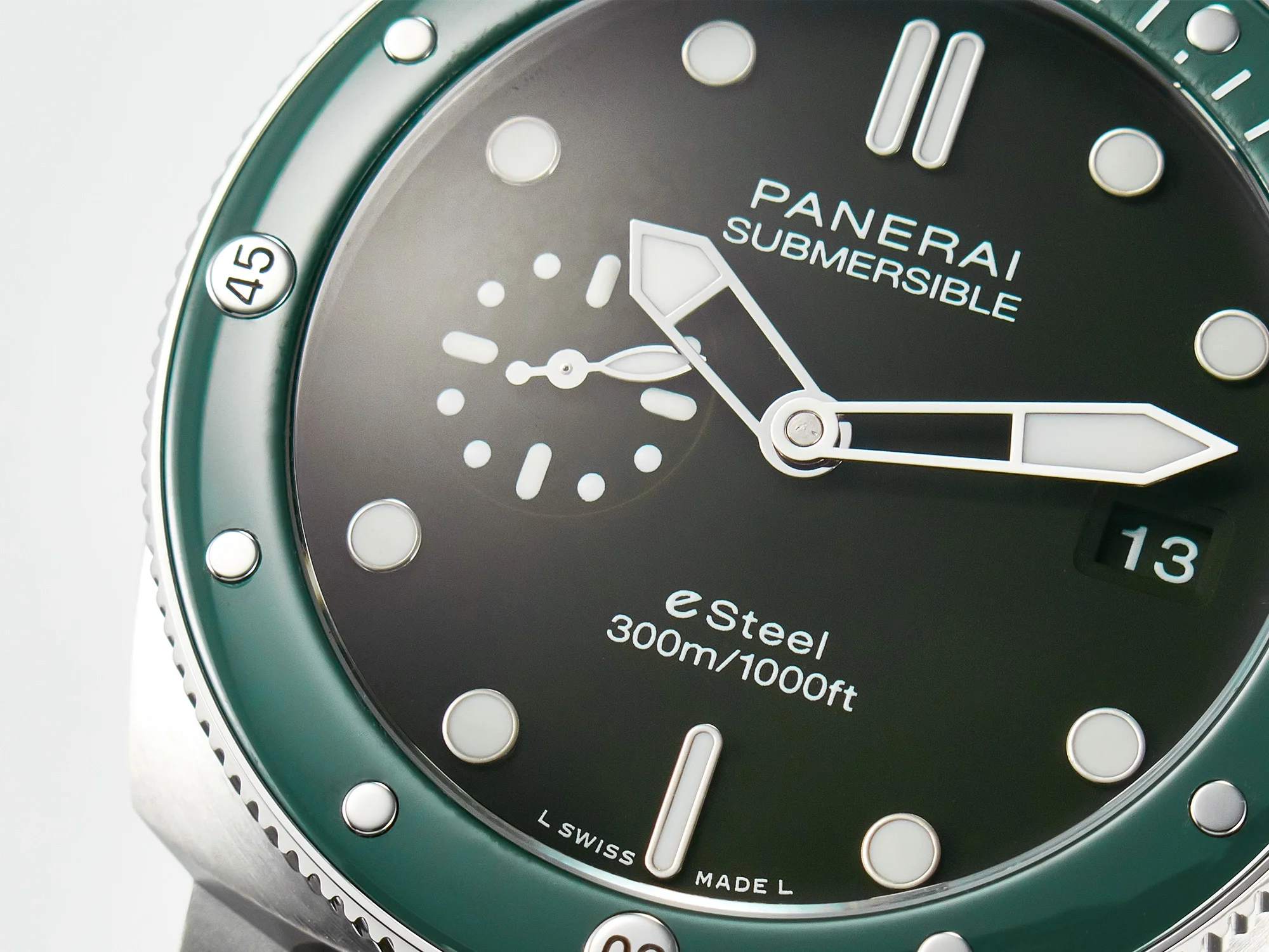 PAM1287 V TTF 1:1 Best Edition Green Dial on Green Nylon Strap P900