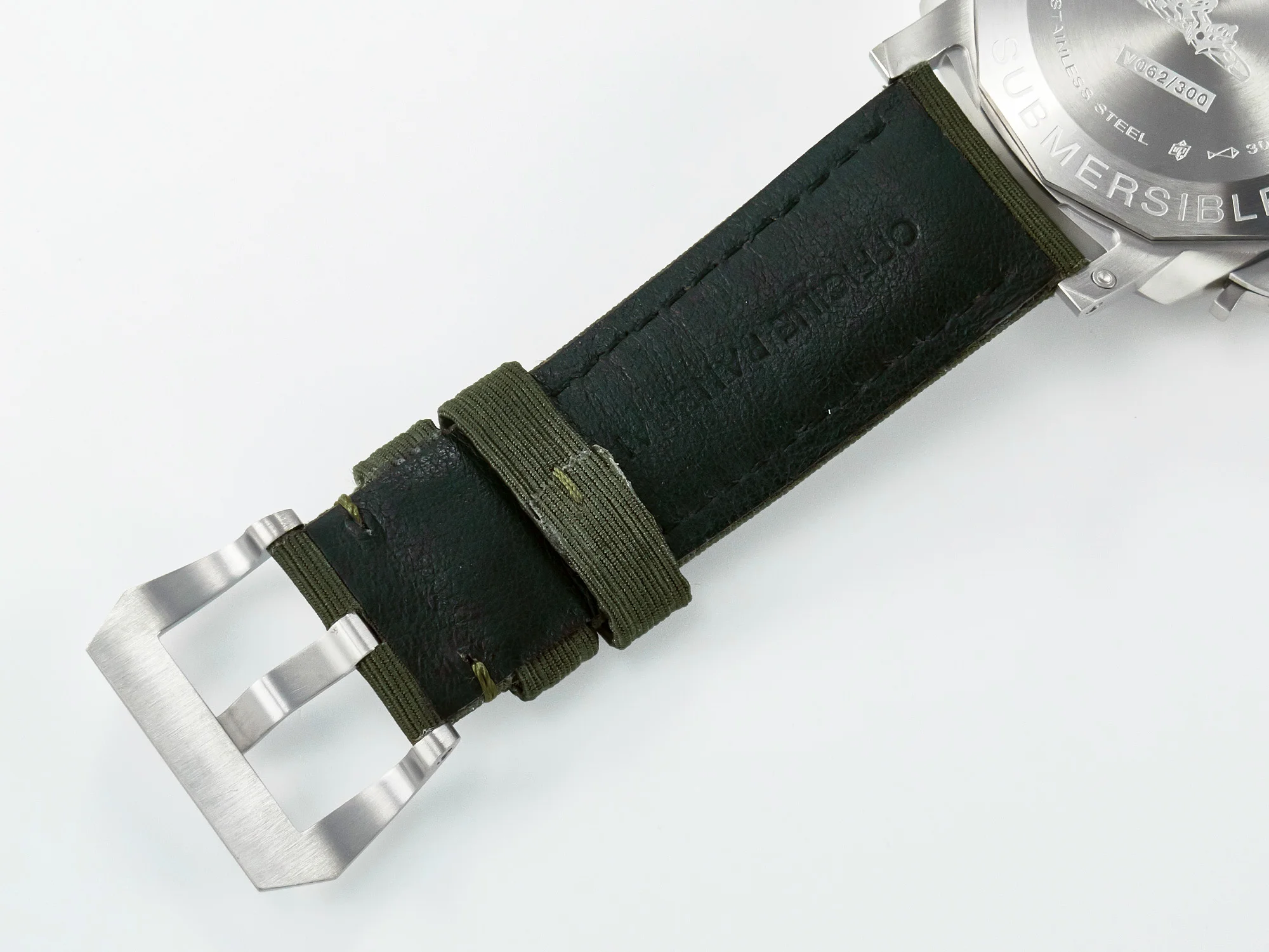 PAM1287 V TTF 1:1 Best Edition Green Dial on Green Nylon Strap P900