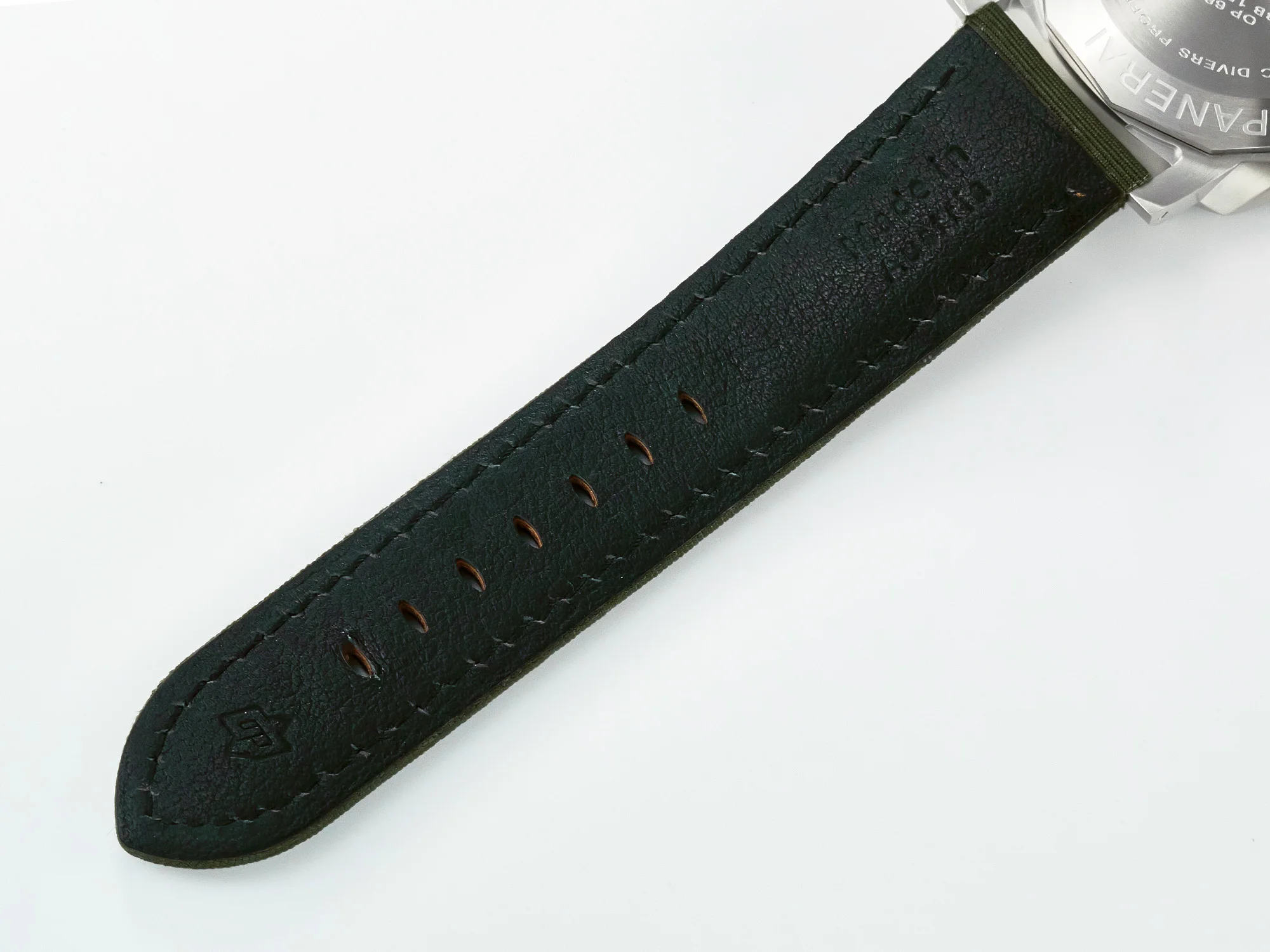 PAM1287 V TTF 1:1 Best Edition Green Dial on Green Nylon Strap P900