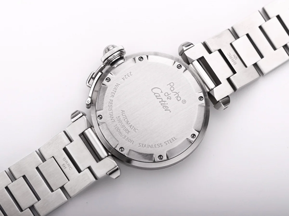 Pasha de Cartier White Dial 35mm in Bracelet