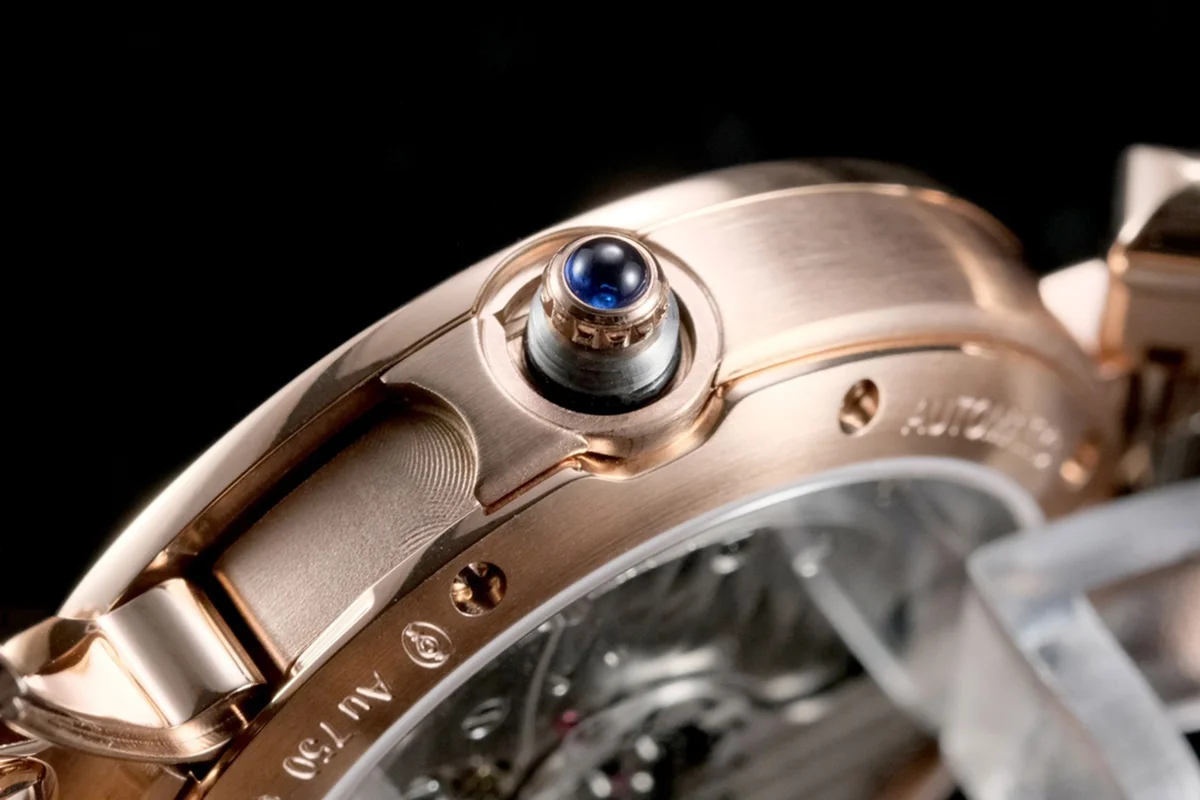 Pasha de Cartier White Dial 35mm in Rose Gold