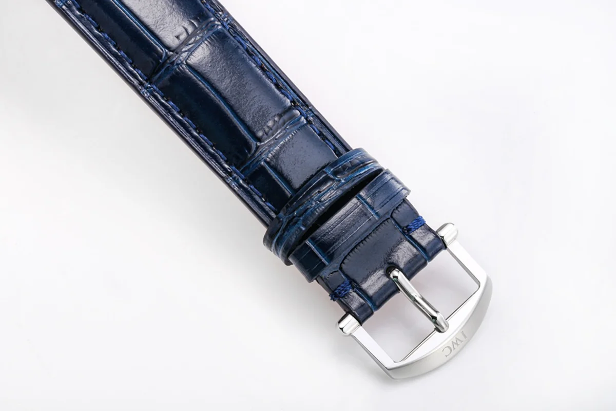 Portofino Hand Wound Moon Phrase IW5548 White Dial in Steel