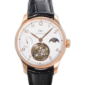 Portugese Tourbillon White Dial on Rose Gold
