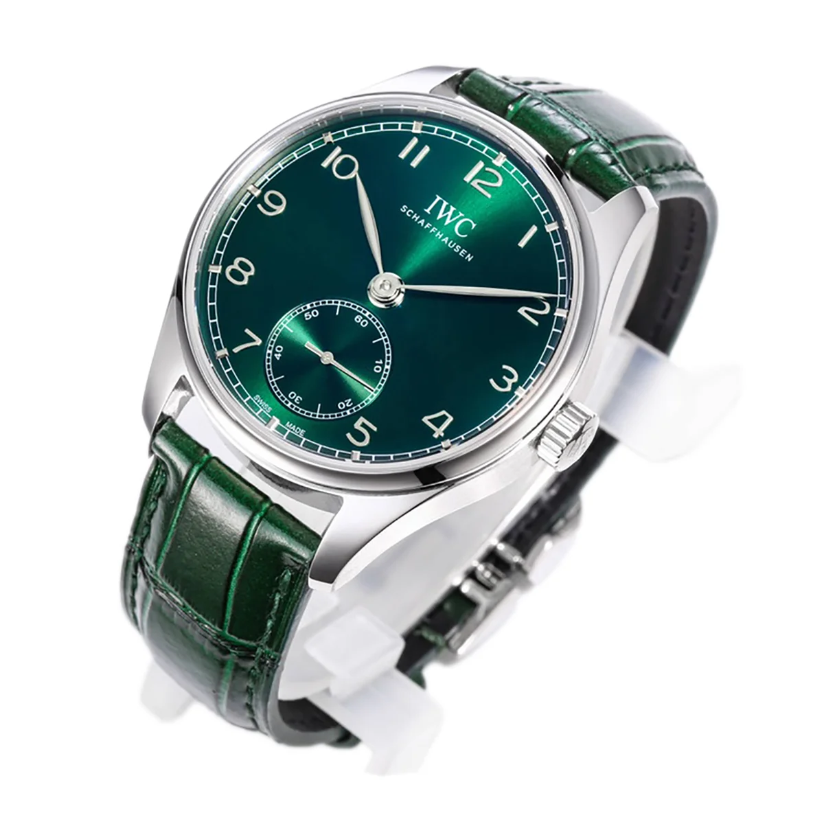 Portugieser Automatic 40 IW358310 Green Dial in Steel