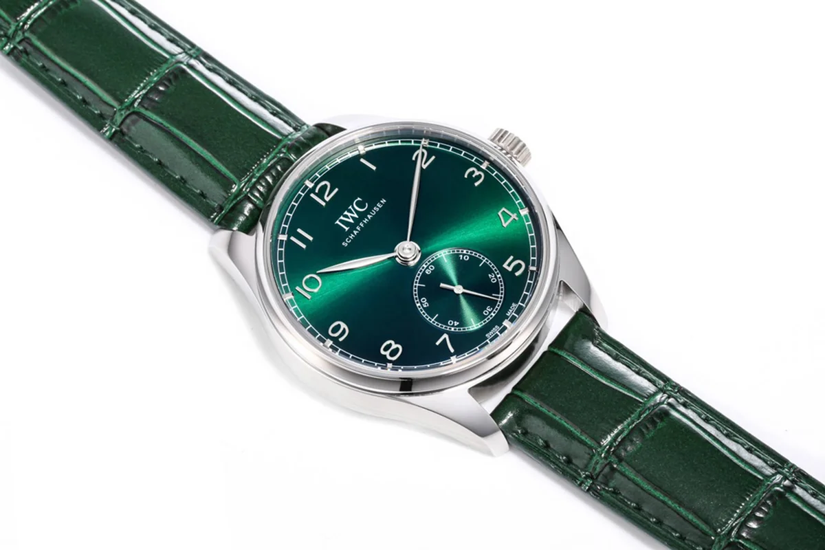 Portugieser Automatic 40 IW358310 Green Dial in Steel