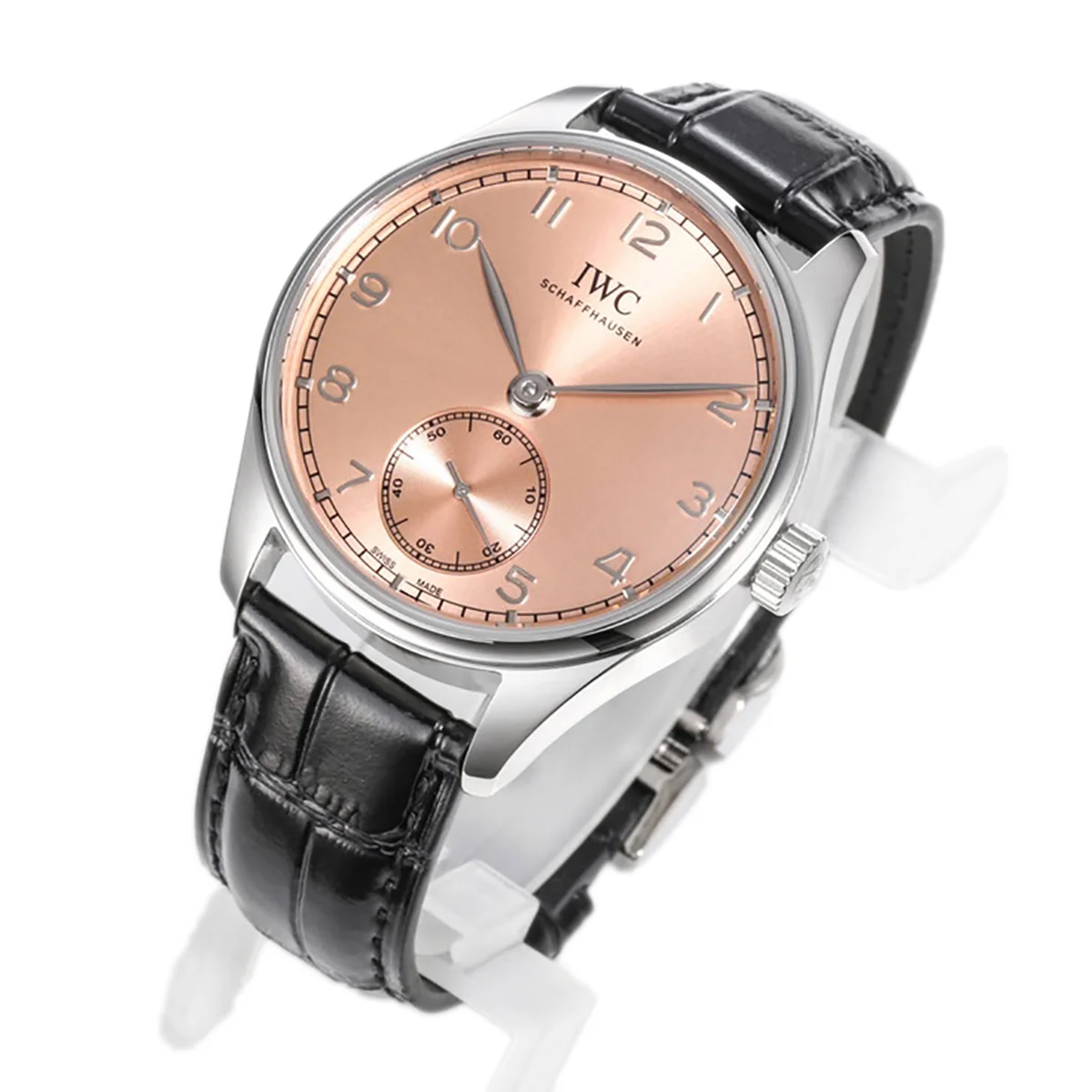 Portugieser Automatic 40 IW358313 Pink Dial in Steel