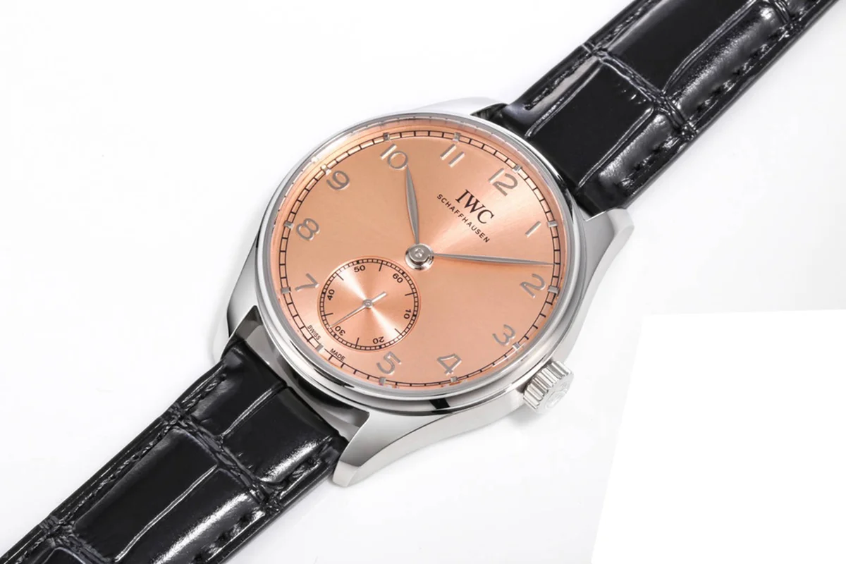 Portugieser Automatic 40 IW358313 Pink Dial in Steel