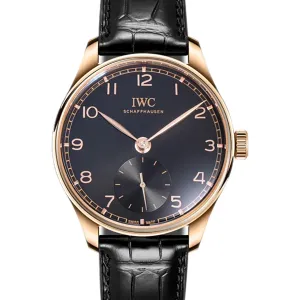 Portugieser Automatic 40 IW358401 Black Dial in Rose Gold