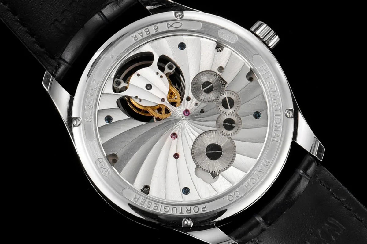 Portugieser Hand-Wound Tourbillon White Dial in Steel IW5458