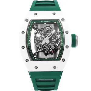 RM 055 White Bubba Watson White Ceramic on Green Rubber