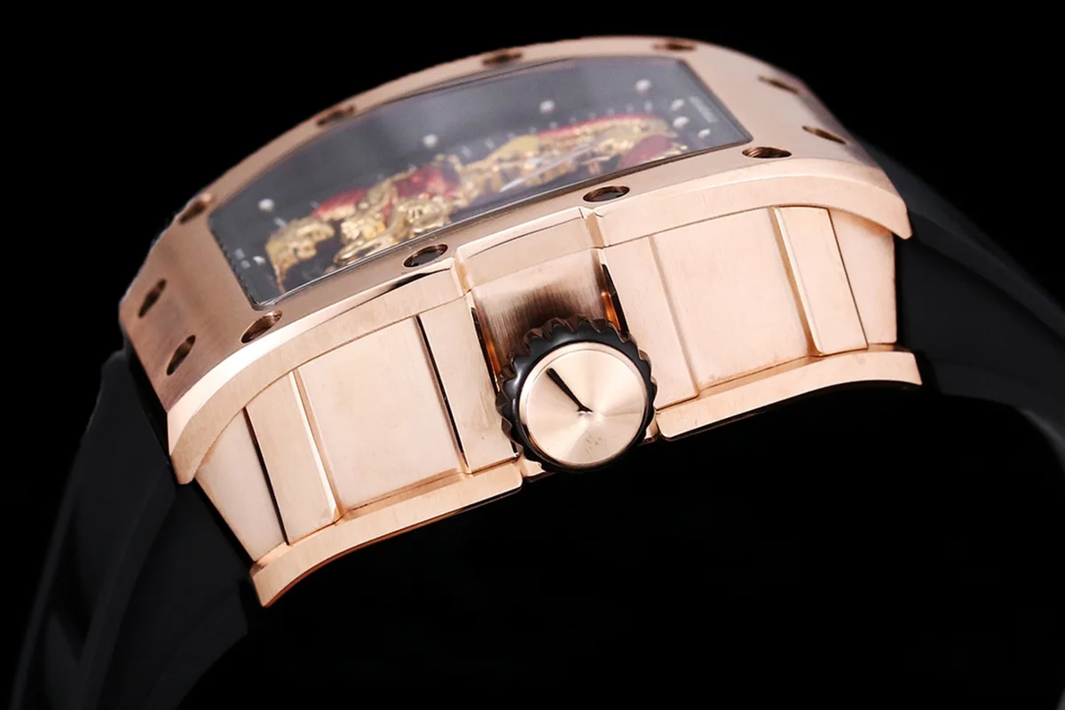 RM 057 Tourbillon Dragon in Rose Gold