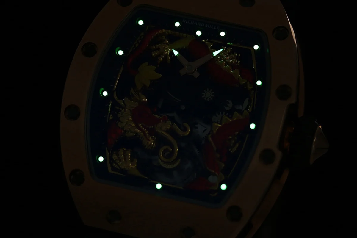RM 057 Tourbillon Dragon in Rose Gold