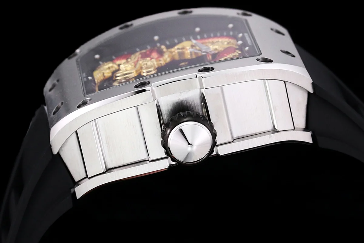 RM 057 Tourbillon Dragon in White Gold
