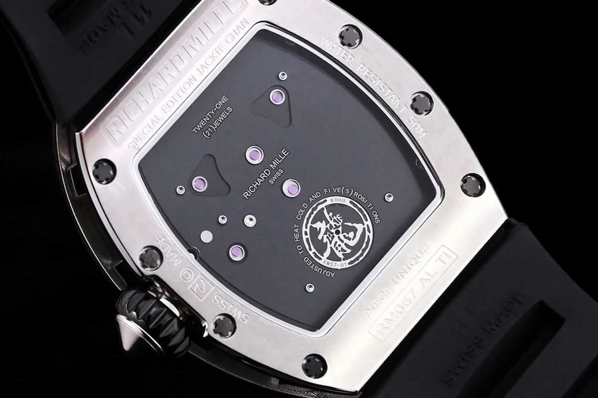 RM 057 Tourbillon Dragon in White Gold