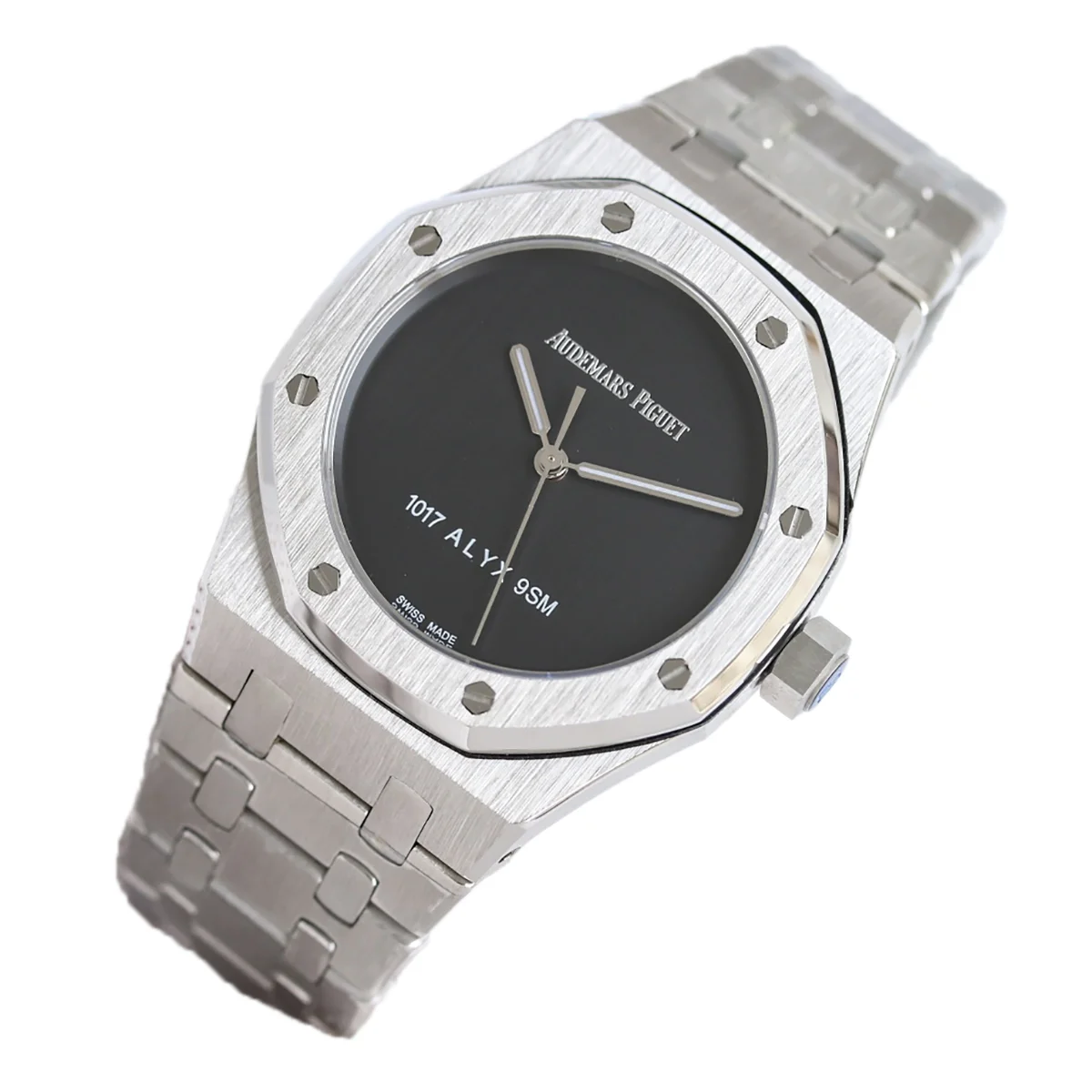 Royal Oak 15550 Black Dial 1017 ALYX 9SM in White Gold