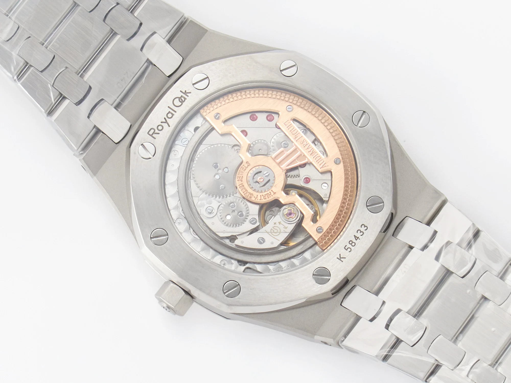 Royal Oak 39mm 15202 SS ZF 1:1 Best Edition Blue Textured Dial on SS Bracelet A2121 V2