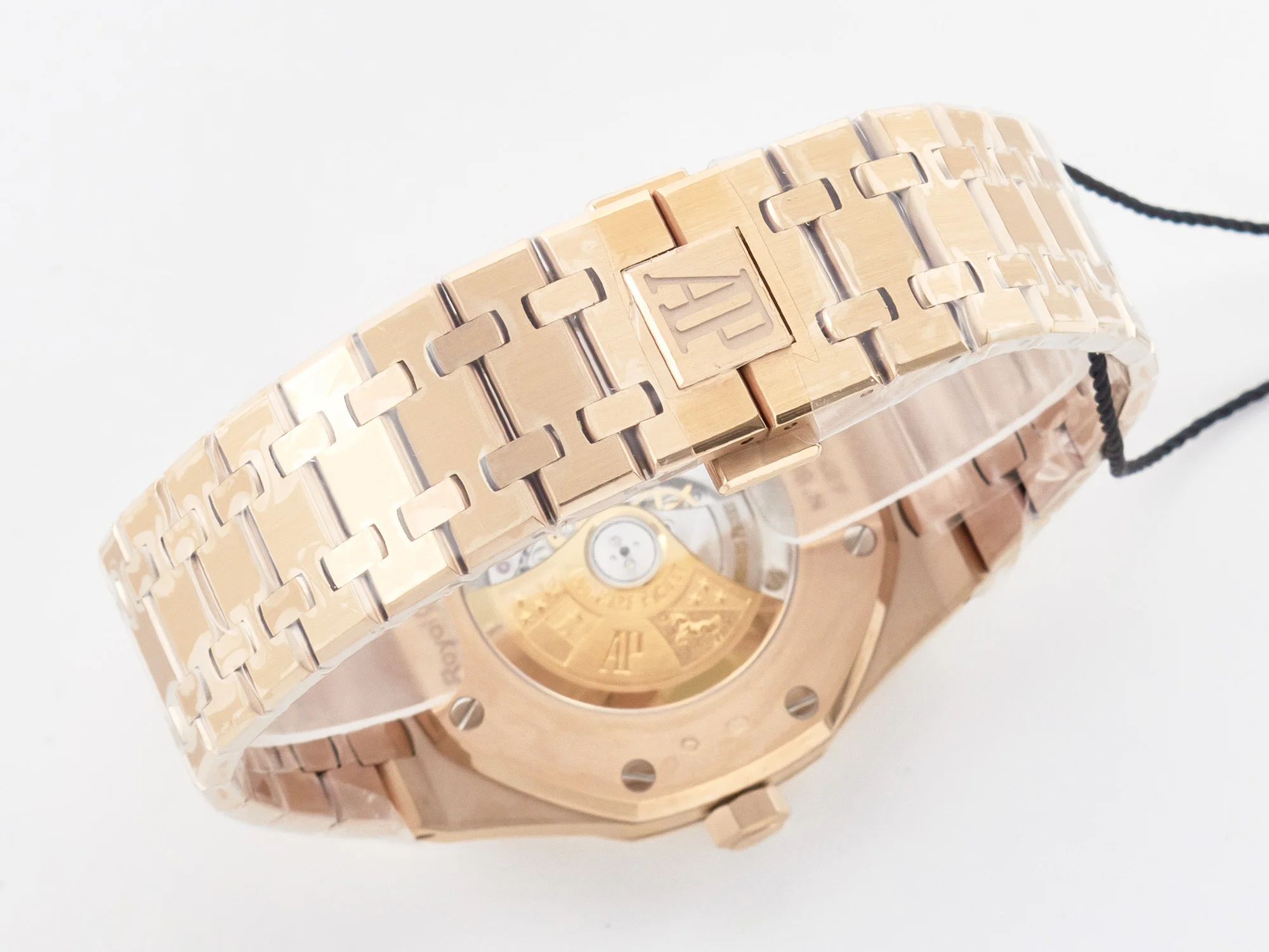Royal Oak 41mm 15400 RG ZF 1:1 Best Edition White Textured Dial on RG Bracelet V2 SA3120 Super Clone
