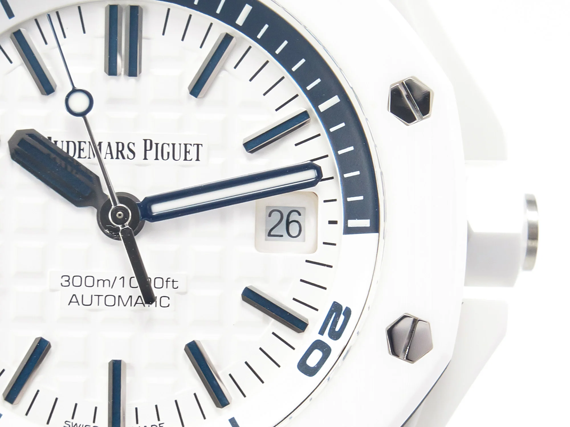 Royal Oak Offshore Diver 15707 White Ceramic ZF 1:1 Best Edition SA3120 Super Clone