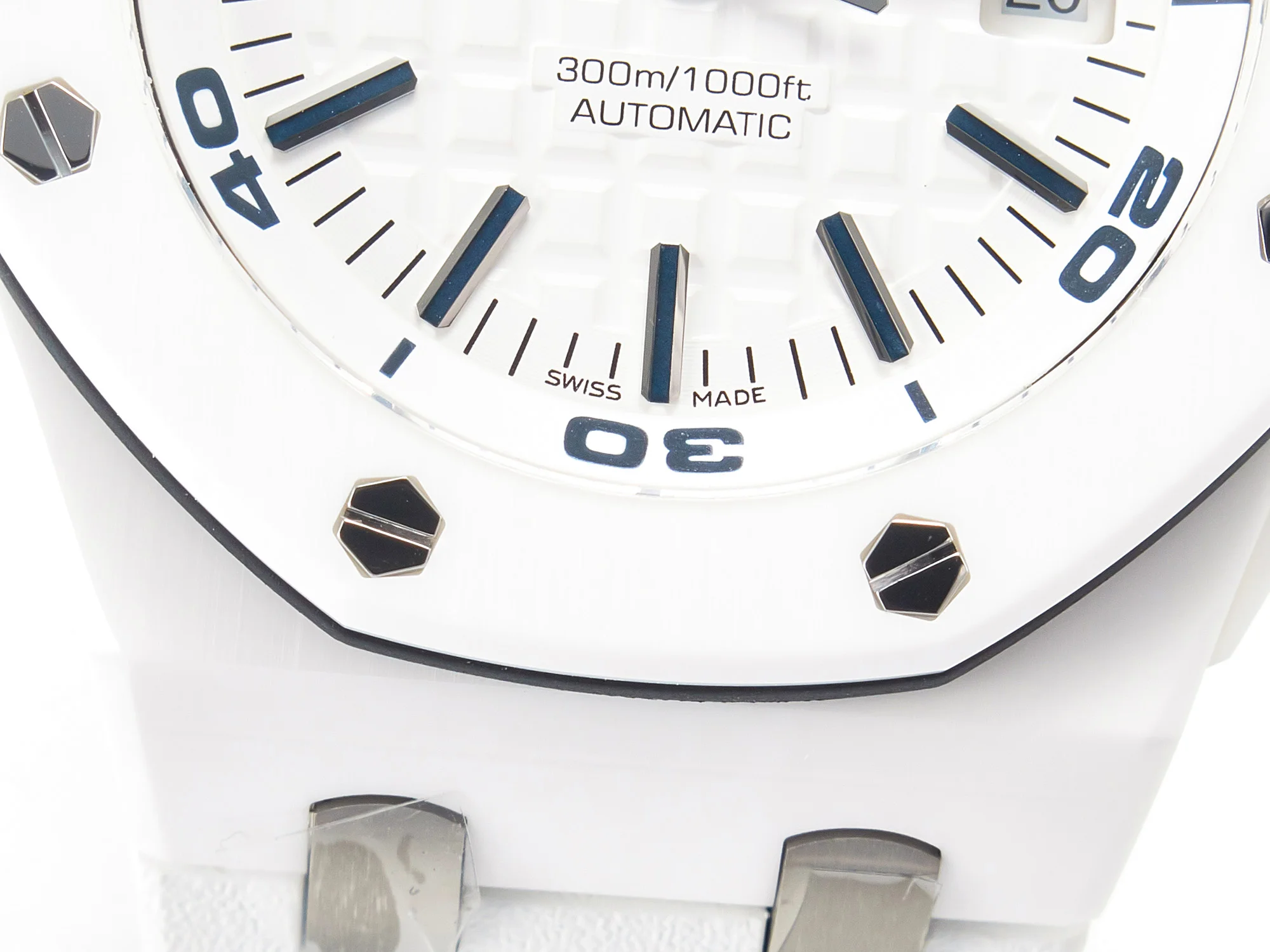 Royal Oak Offshore Diver 15707 White Ceramic ZF 1:1 Best Edition SA3120 Super Clone