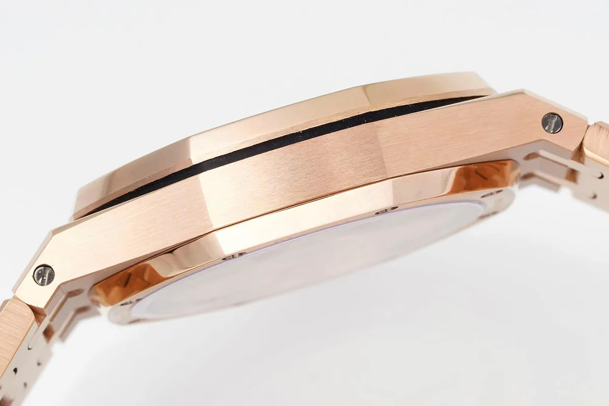 Royal Oak Selfwinding 77351OR 34mm Blue Dial in Pink Gold