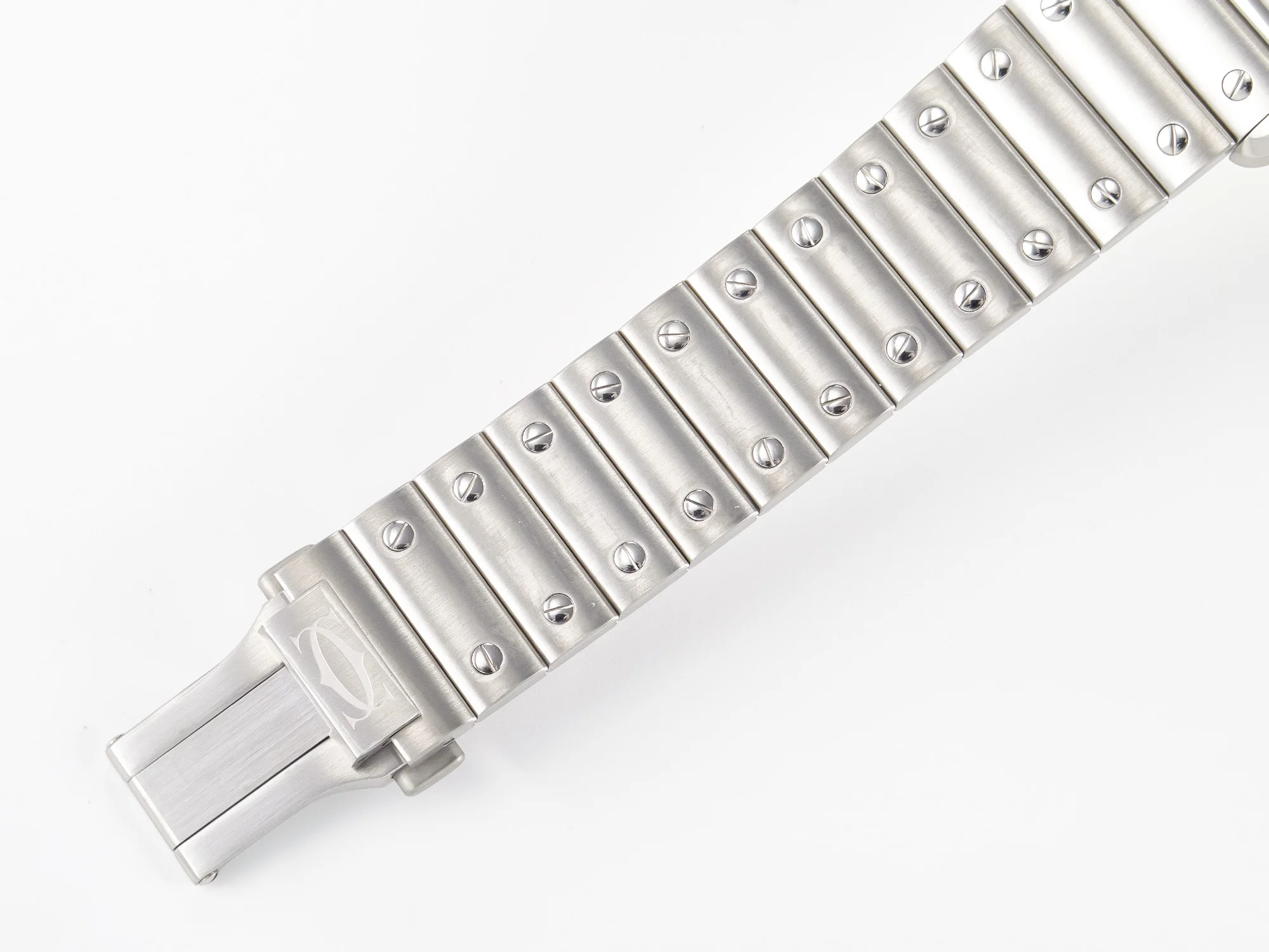 Santos de Cartier 40mm SS 2018 BVF 1:1 Best Edition Blue Dial on SS SmartLinks Bracelet MIYOTA 9015 V2