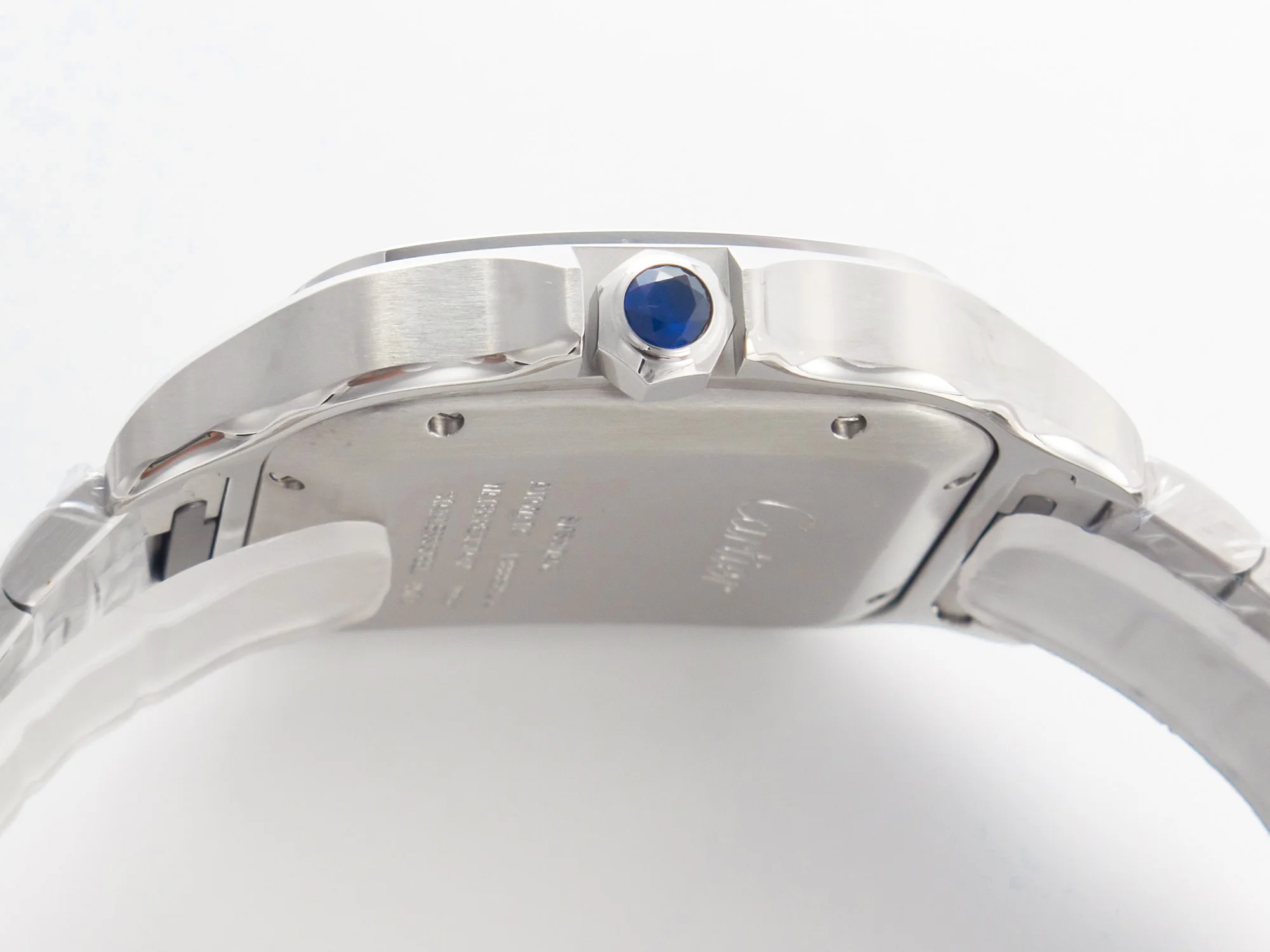 Santos de Cartier 40mm SS BVF 1:1 Best Edition White Dial on SS Bracelet MIYOTA 9015