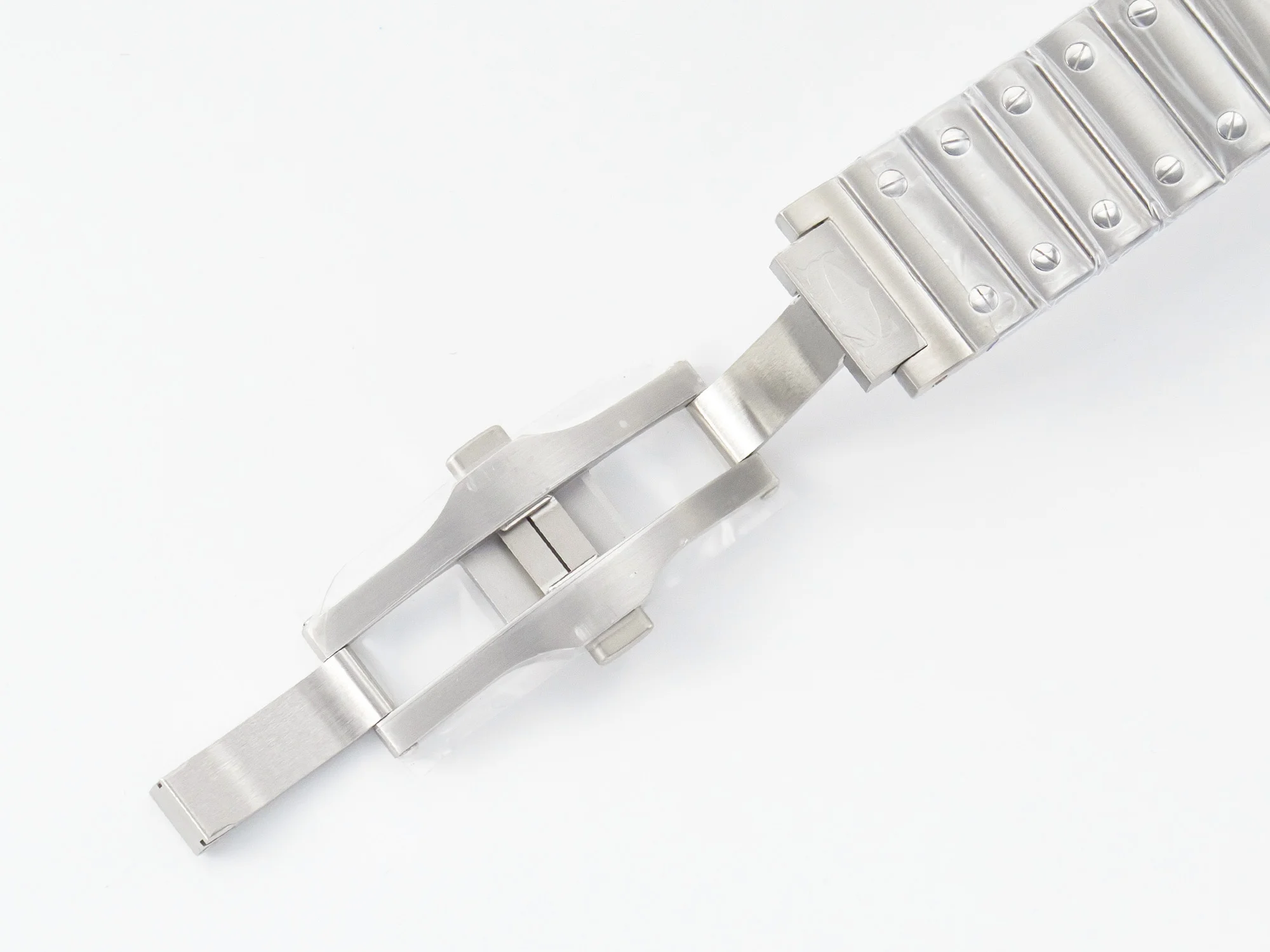 Santos de Cartier 40mm SS BVF 1:1 Best Edition White Dial on SS Bracelet MIYOTA 9015